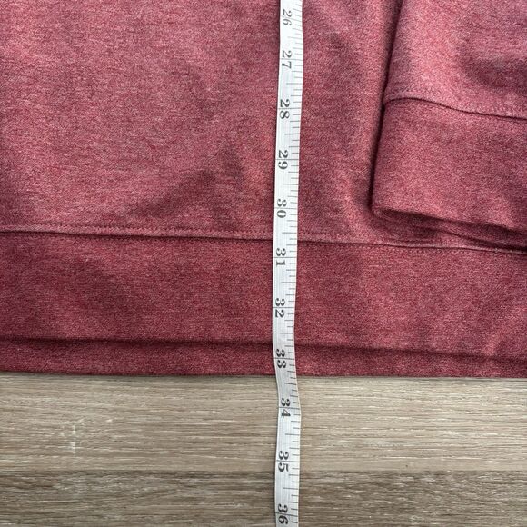 Johnnie O Pullover Mens Size 3XL Malibu Red Sully Quarter Zip Performance Shirt - Picture 3 of 7